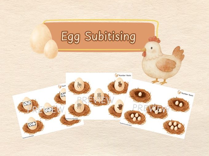 Egg Subitising to 10