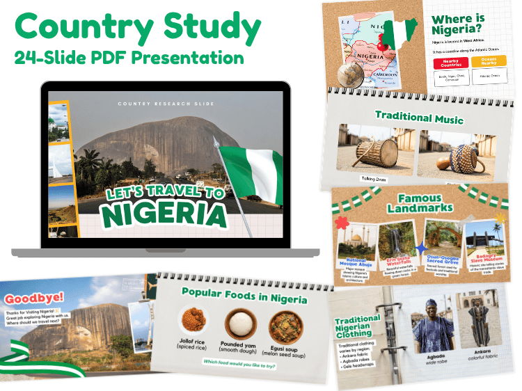Nigeria Country Study | Geography & Culture 24-Slide Presentation