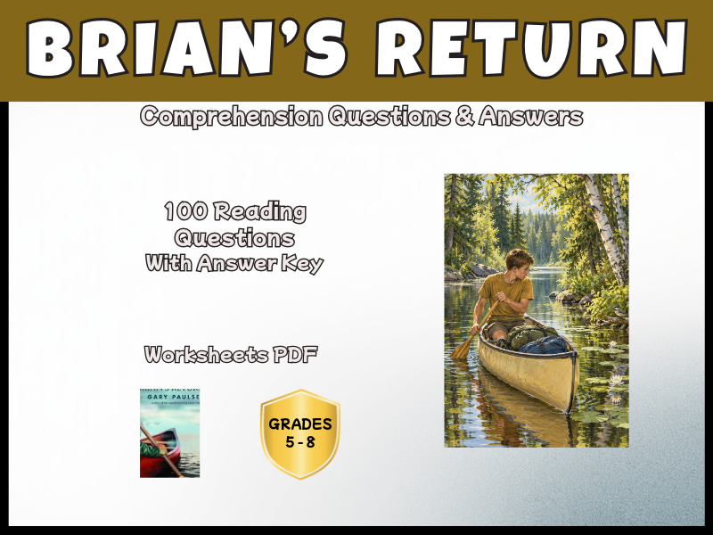 Brian’s Return | Brian’s Saga | Reading Comprehension | Years 5–8 | KS2–KS3 | PDF