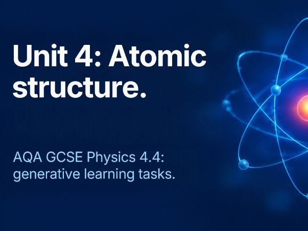 AQA GCSE Physics Unit 4 - Atomic