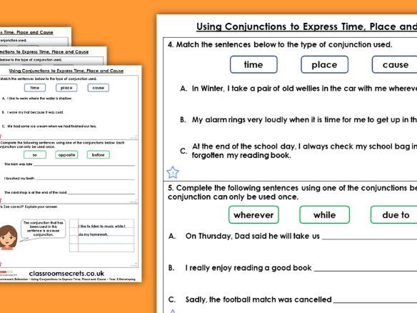 Conjunctions year 3 bbc bitesize image