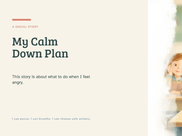 Managing My Anger - A Social Story