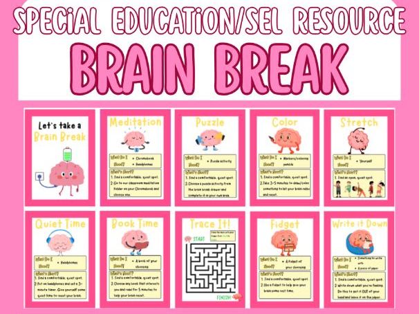 Brain Break Choice Cards