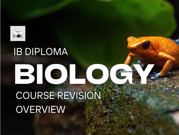 IBDP Biology Course Revision Overview | FA2025 | Complete SL/HL Coverage | May 2028 Examinations
