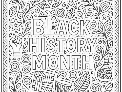 Bundle of 25 Black History Month Colouring Pages