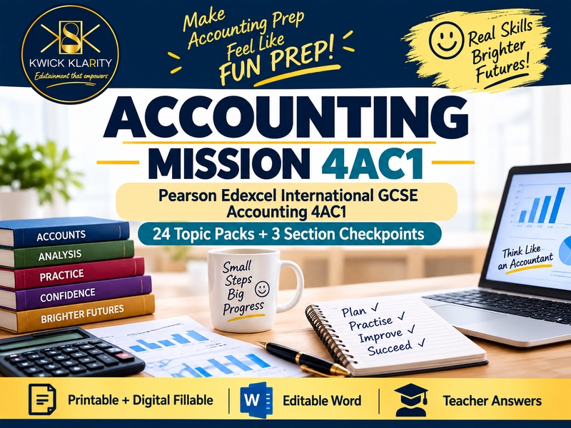 ACCOUNTING MISSION 4AC1 - THE COMPLETE LEARNING ADVENTURE