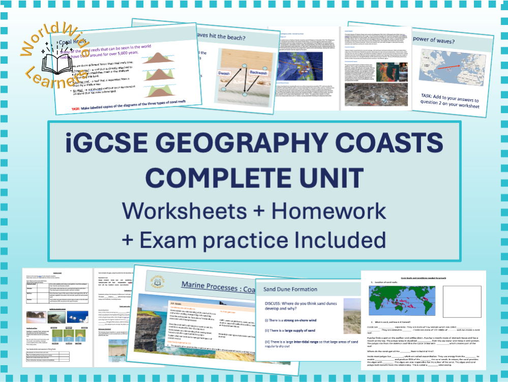 IGCSE Geography Unit: Marine/Coastal Processes and Management