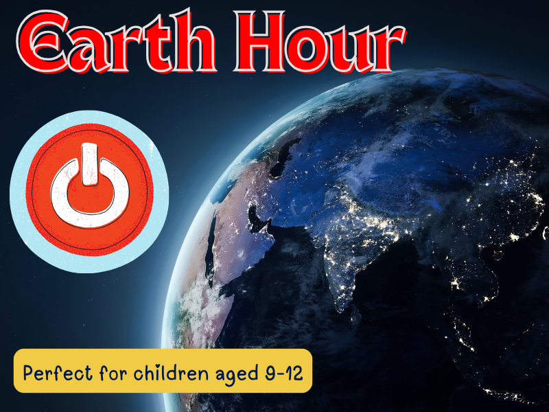 Earth Hour Activities: Fun and Educational Questions for Kids, Printable Pages!