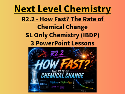BUNDLE R2.2 How Fast? The Rate of Chemical Change, SL Content Only (IBDP Chemistry)