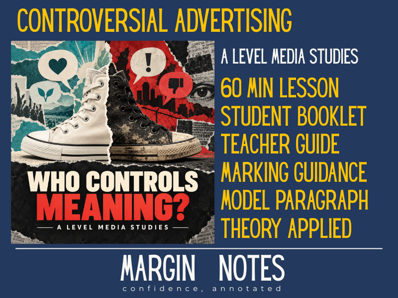 Converse Controversy: Who Controls Meaning? | AQA A Level Media Studies Lesson