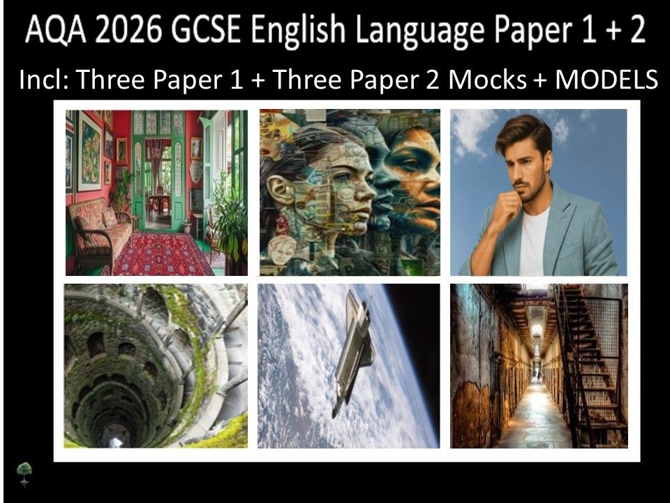 Six AQA 2026 GCSE English Language Paper 1 & 2 Mocks | Models