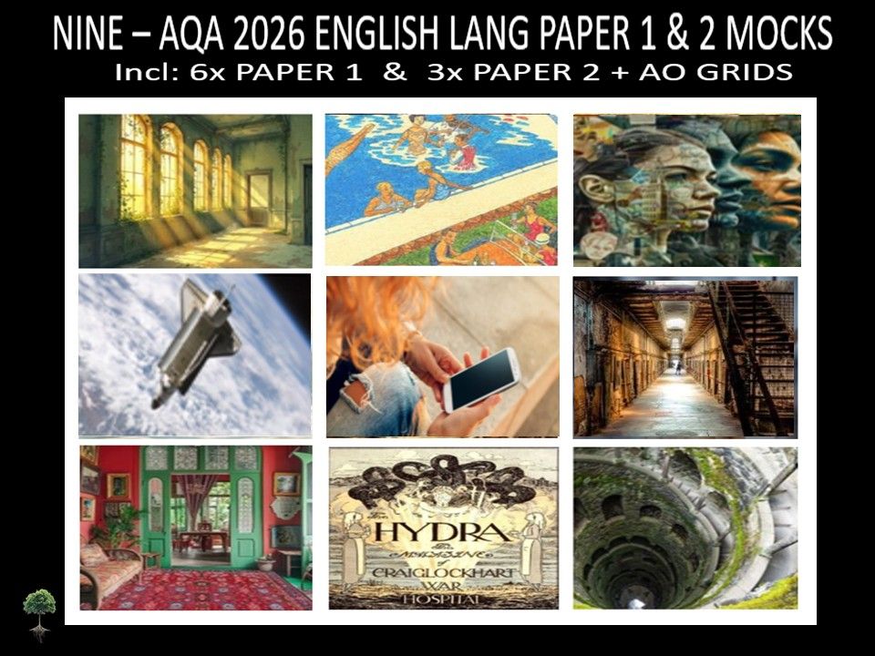 NINE - AQA PAPER 1 & 2 | 2026 FULL MOCKS | AO GRIDS