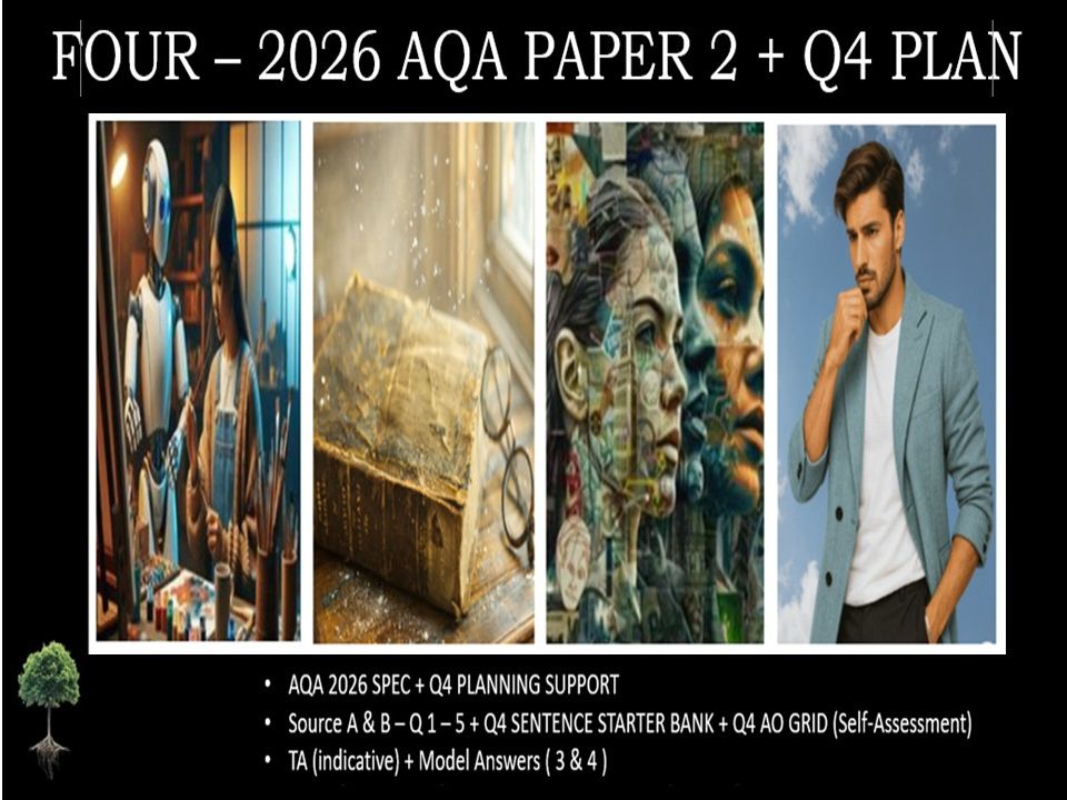 FOUR - AQA PAPER 2 | 2026 FULL MOCKS | Q4 PLAN