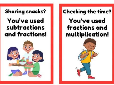 How have you used maths? Display
