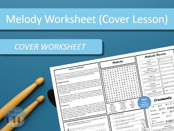Melody Worksheet (Cover Lesson)