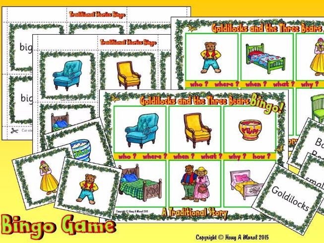 Goldilocks and the 3 bears - 15 free HQ online Puzzle ...