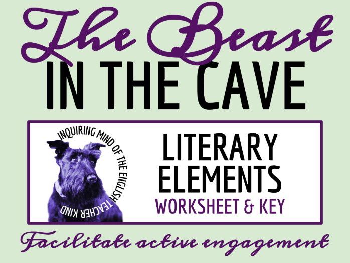 "The Beast in the Cave" by H.P. Lovecraft Literary Elements Worksheet