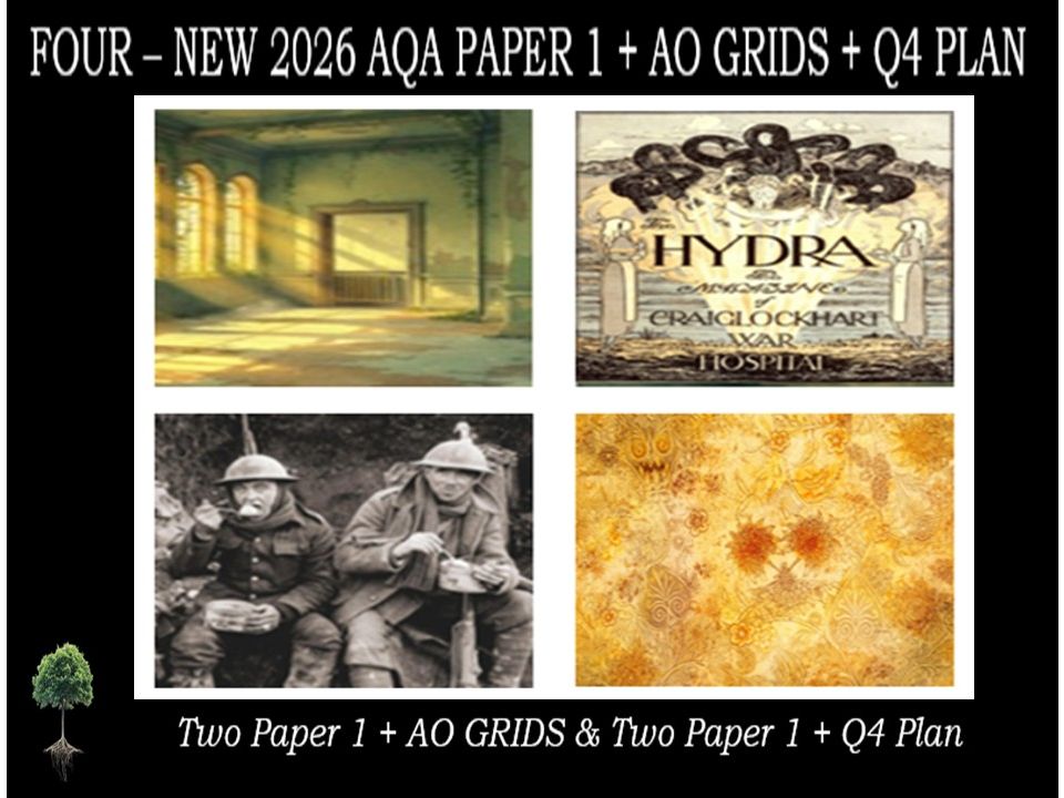 FOUR - AQA PAPER 1 | 2026 FULL MOCKS | AO GRIDS | Q4 PLAN