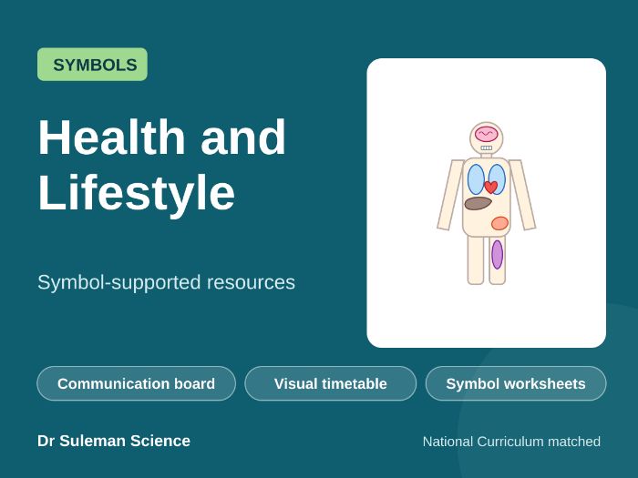 Health and Lifestyle Symbol Resources SEN