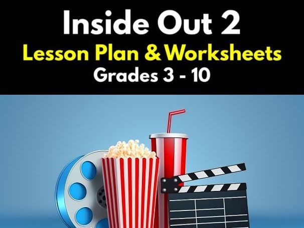 'Inside Out 2' Lesson Plan & Worksheets | Grades 3 - 10