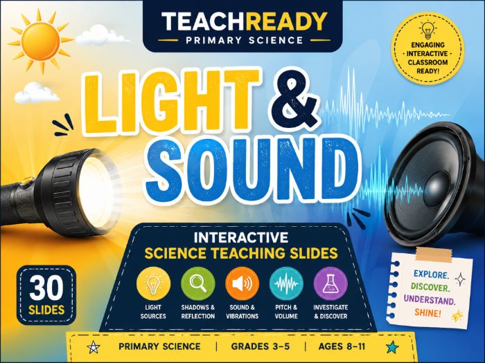 Light & Sound | Primary Science Interactive Teaching Slides