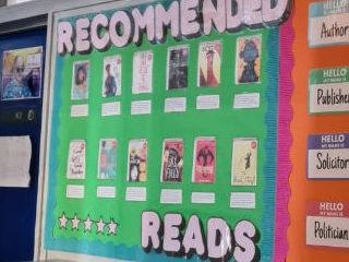 Recommended Reads Classroom Display