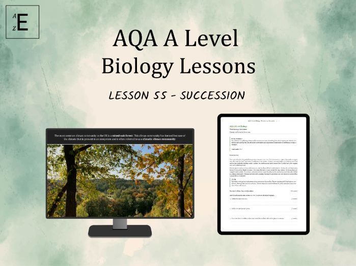 AQA A Level Biology Lesson 55 - Succession