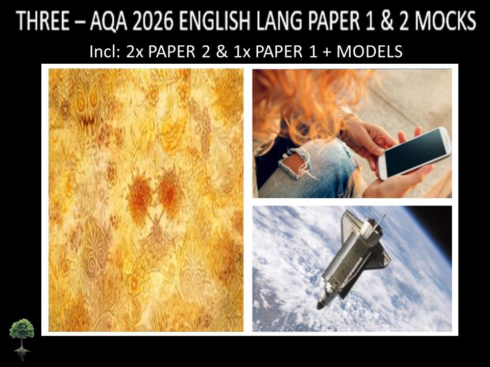 THREE - AQA PAPER 1 & 2 | 2026 FULL MOCKS | MODELS