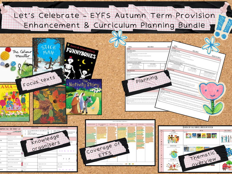 Let's Celebrate - EYFS Spring Term Provision Enhancement & Curriculum Planning Bundle
