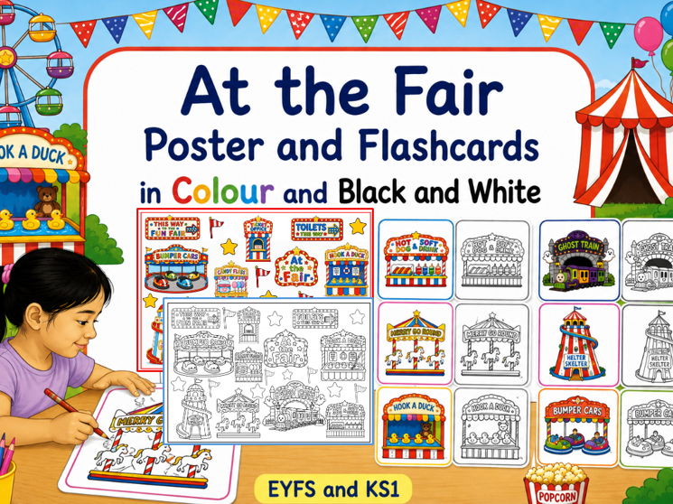 At the Fair Poster and Flashcards