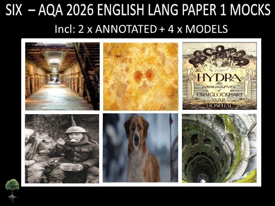 SIX - AQA PAPER 1 | 2026 FULL MOCKS | ANNOTATED | MODELS