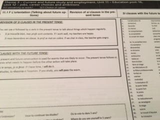 Knowledge Organiser French GCSE (AQA)- Theme 3