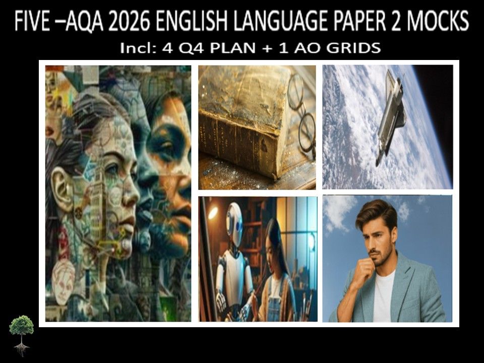 FIVE - AQA PAPER 2 | 2026 FULL MOCKS | Q4 PLAN  | AO GRIDS