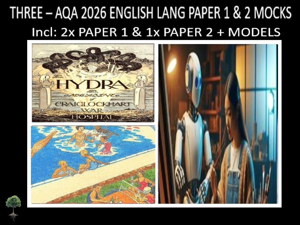 THREE - AQA PAPER 1 & 2 | 2026 FULL MOCKS | MODELS