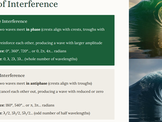 AS Level Physics - 8.3 Interference