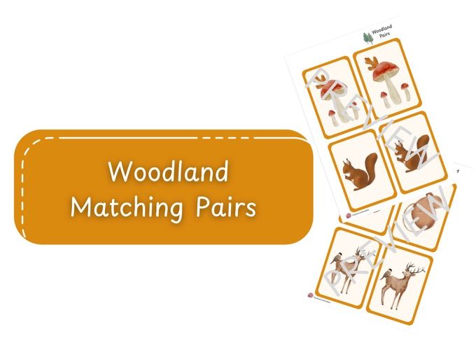 Woodland Matching Pairs