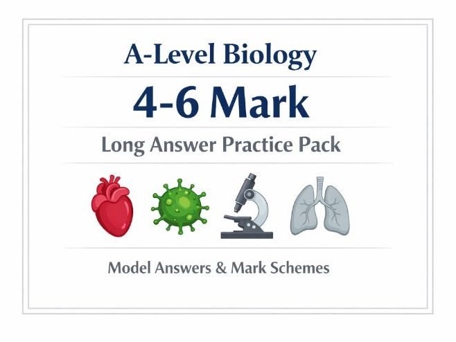 A‑Level Biology Long Answer 4–6 Marks 41 characters