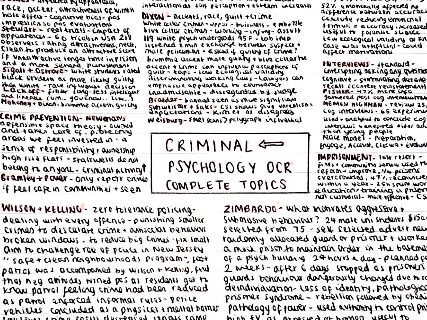 OCR Psychology - Criminal