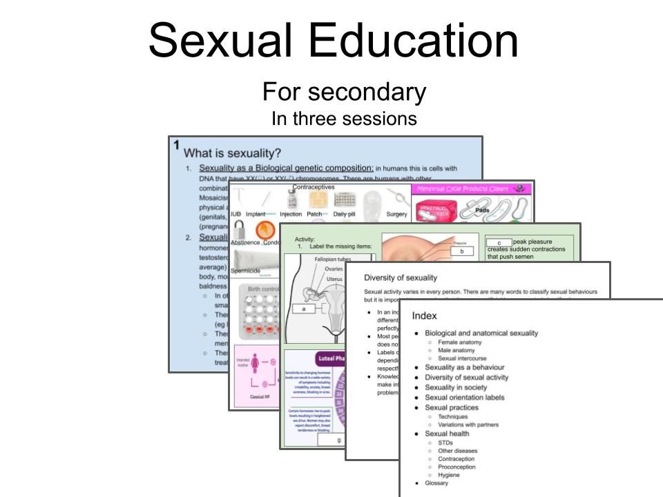 Sexual eduaction for higher secondary PSHE year 12 13