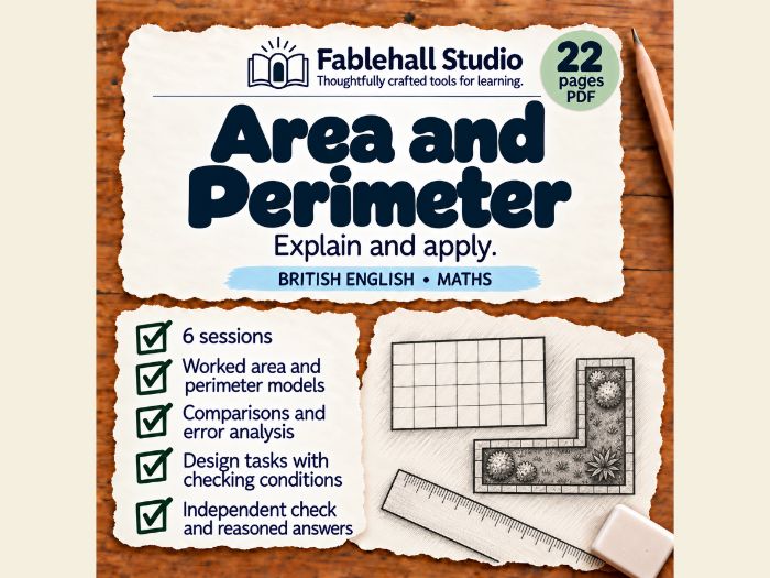 Area and Perimeter: 6 Reasoning Sessions