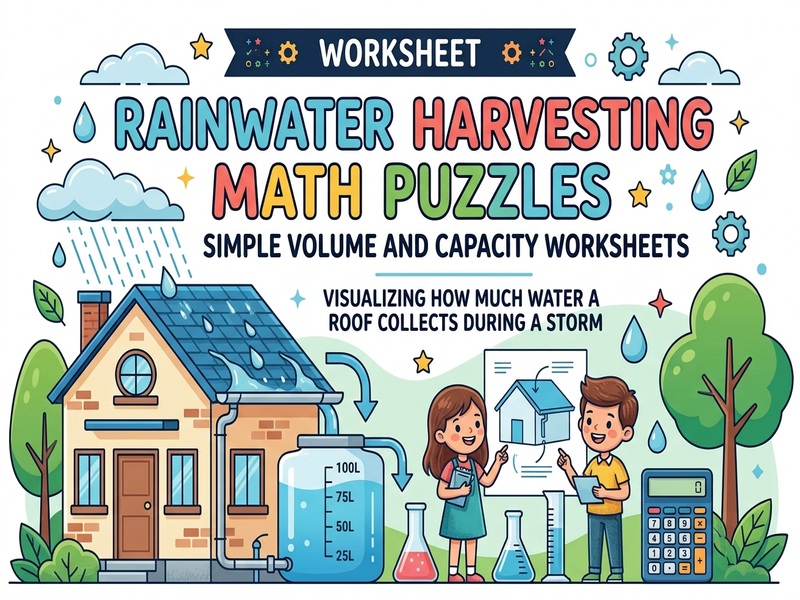 Rainwater Harvesting Math Puzzles
