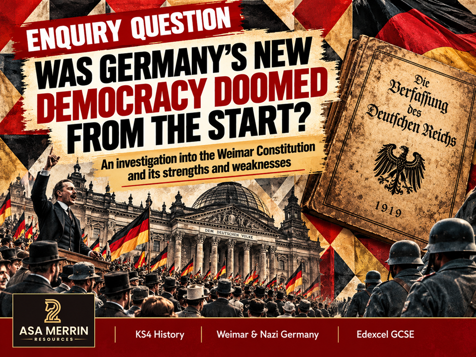 GCSE Weimar & Nazi Germany | Weimar Constitution 1919 | Doomed from the Start?