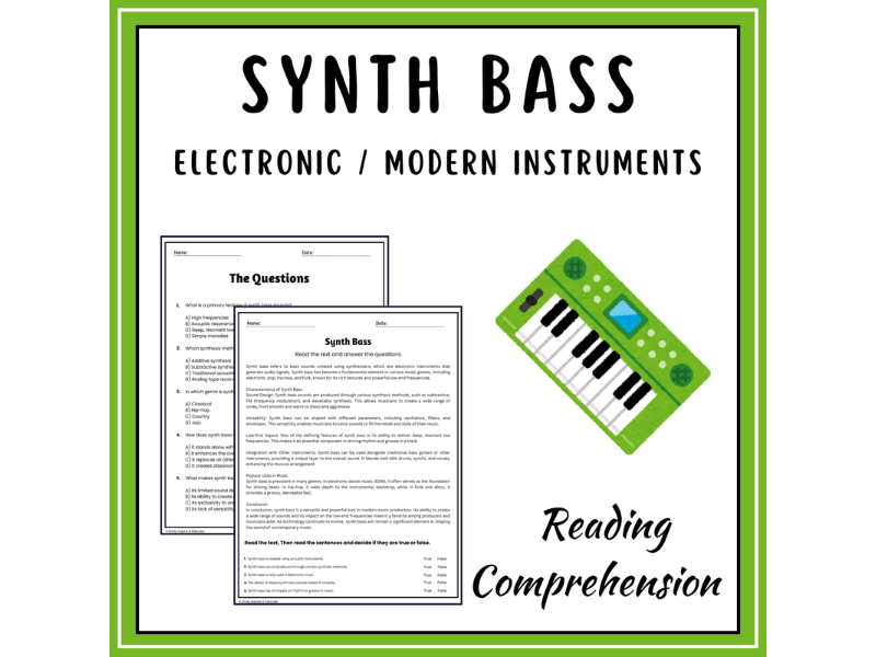 Electronic / Modern Instruments Reading Comprehension Passages ...
