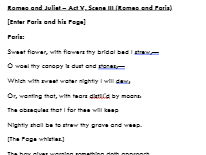 Act 5 Scene 3 Romeo and Juliet Guided Reading