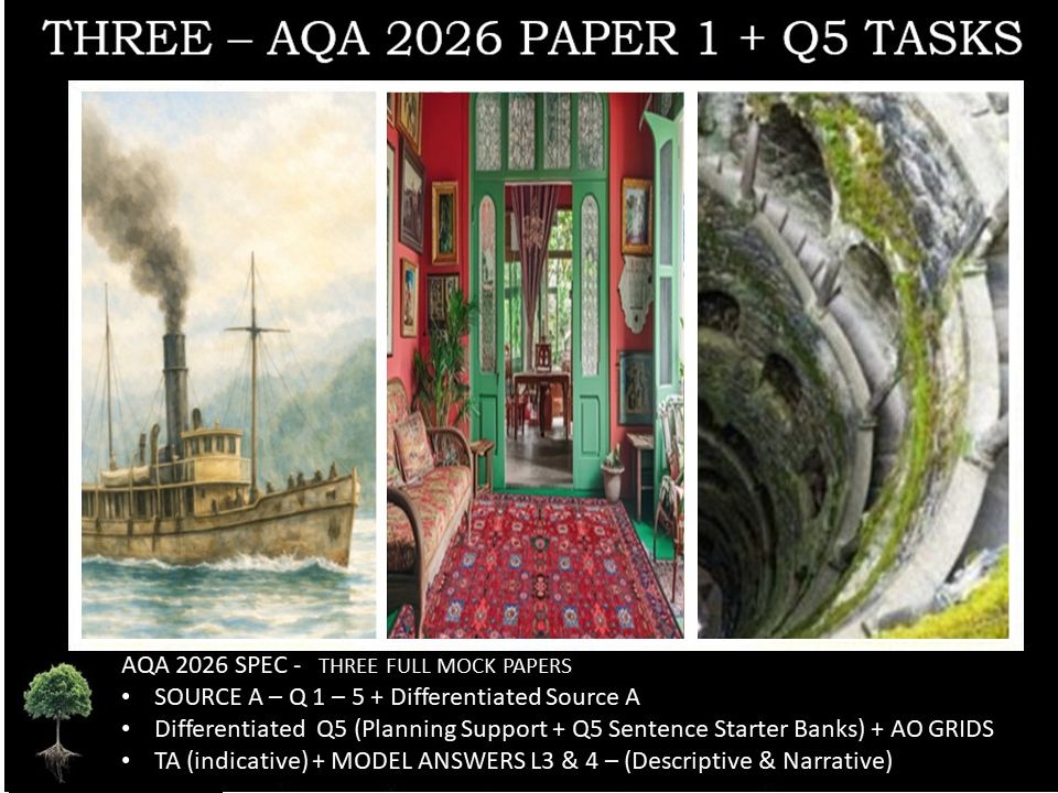 THREE - PAPER 1 | 2026 FULL MOCKS | Q5 TASKS