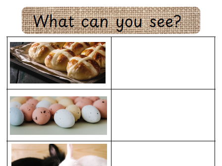 Easter what can you see?