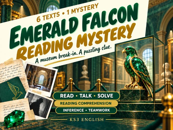 Emerald Falcon Reading Mystery | KS3 Inference