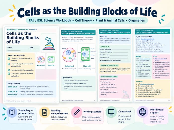Cells as the Building Blocks of Life | Cell Theory, Plant & Animal Cells