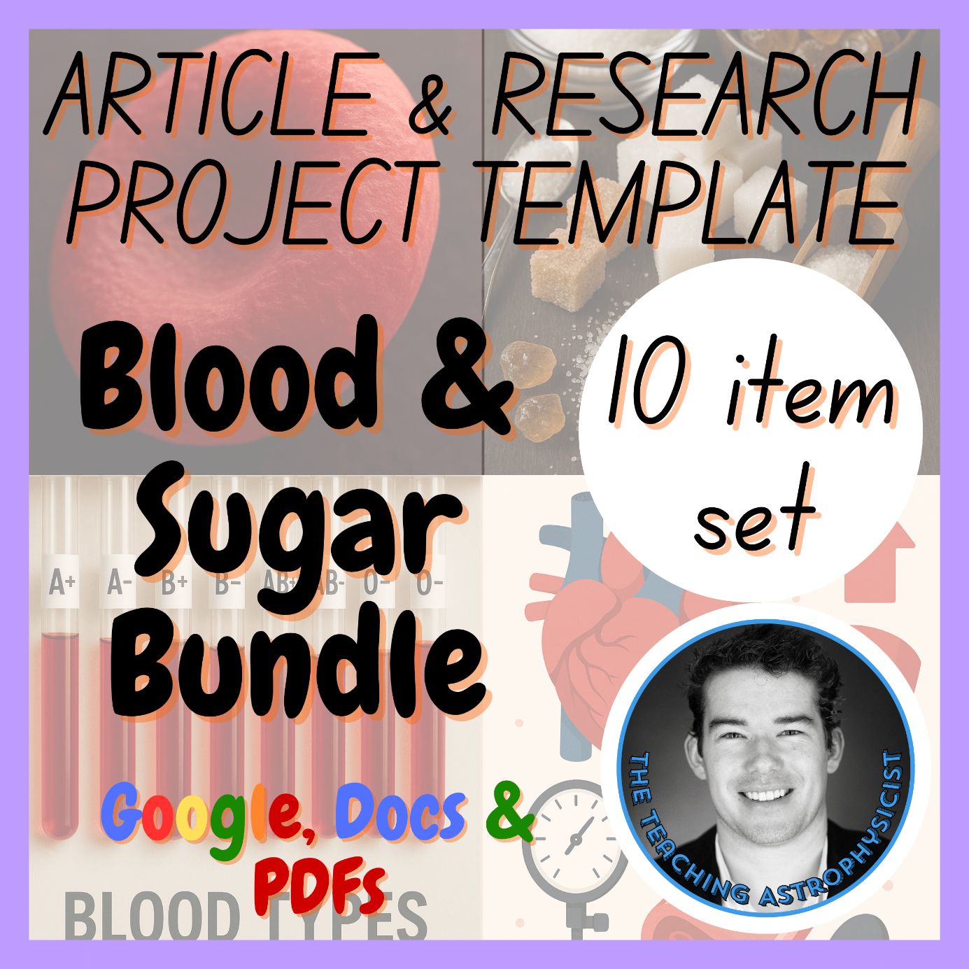 Blood & Sugar | 5 Articles + 5 Research Project Templates | Physical Education