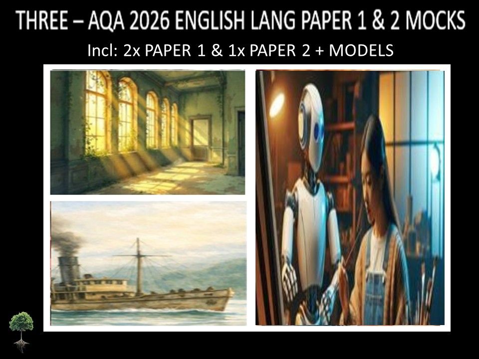 THREE - AQA PAPER 1 & 2 | 2026 FULL MOCKS | MODELS